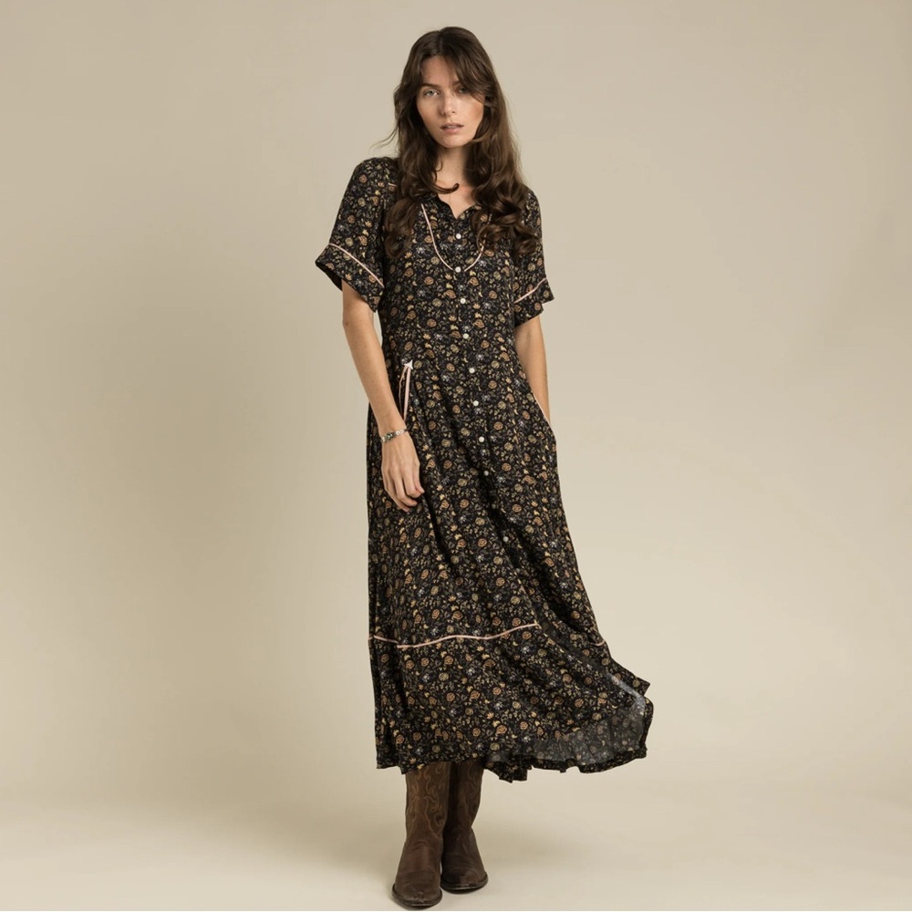 Western Floral Dress